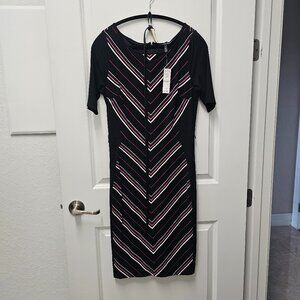 WHBM brand new pencil-style dress with belt, size 8